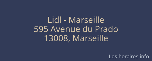 Lidl - Marseille