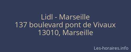 Lidl - Marseille