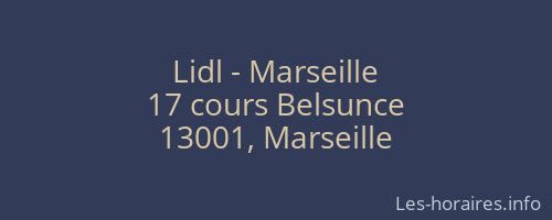 Lidl - Marseille