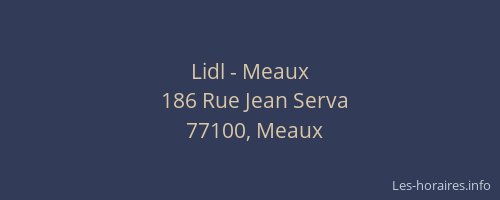 Lidl - Meaux