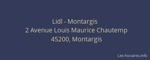 Lidl - Montargis
