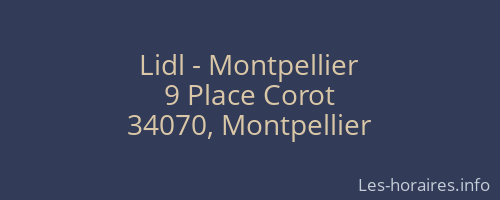 Lidl - Montpellier