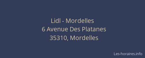 Lidl - Mordelles