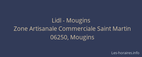 Lidl - Mougins