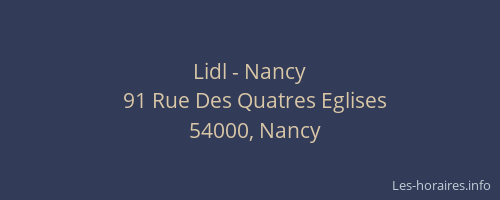 Lidl - Nancy