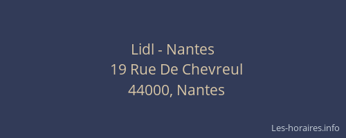 Lidl - Nantes