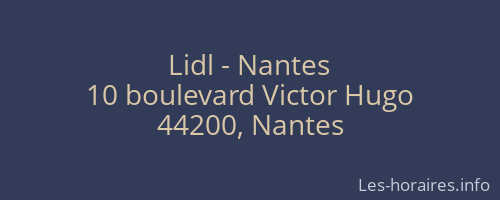 Lidl - Nantes