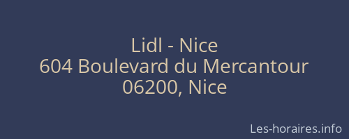 Lidl - Nice