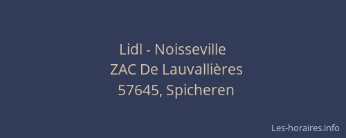 Lidl - Noisseville