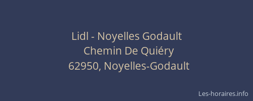 Lidl - Noyelles Godault