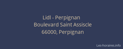 Lidl - Perpignan