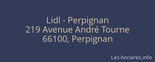 Lidl - Perpignan