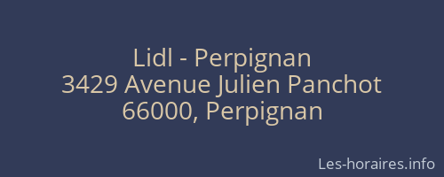Lidl - Perpignan