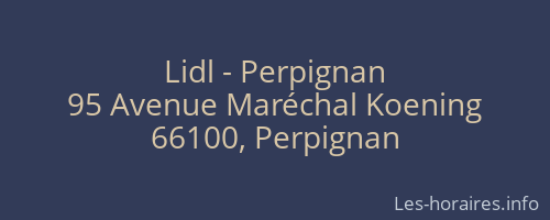 Lidl - Perpignan