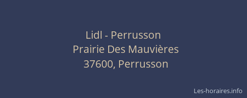 Lidl - Perrusson
