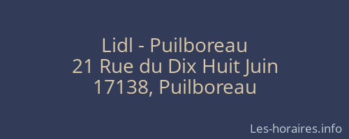 Lidl - Puilboreau