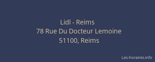 Lidl - Reims