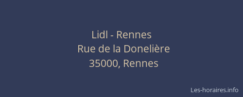 Lidl - Rennes