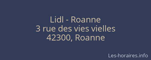 Lidl - Roanne