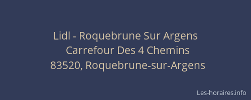 Lidl - Roquebrune Sur Argens