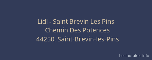 Lidl - Saint Brevin Les Pins