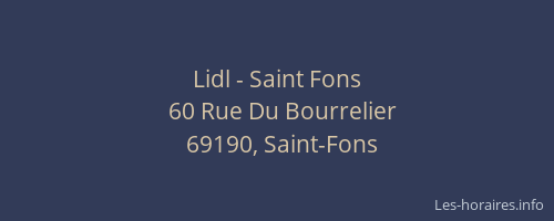 Lidl - Saint Fons