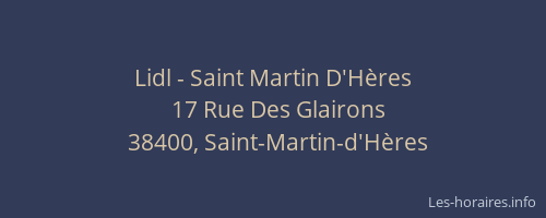 Lidl - Saint Martin D'Hères