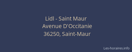 Lidl - Saint Maur