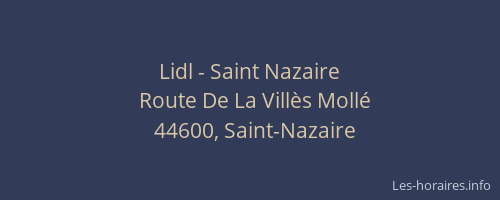 Lidl - Saint Nazaire