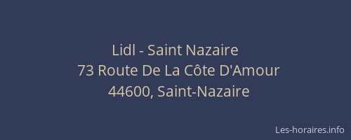 Lidl - Saint Nazaire