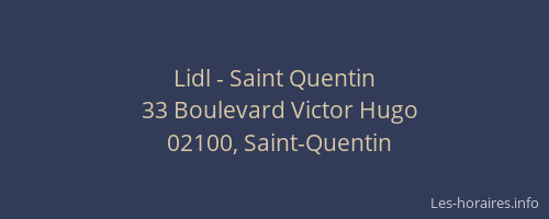 Lidl - Saint Quentin