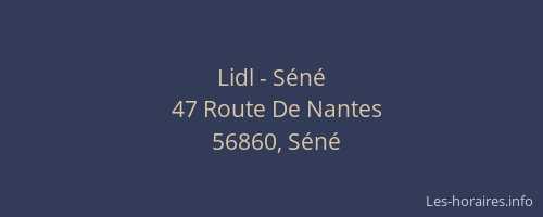 Lidl - Séné