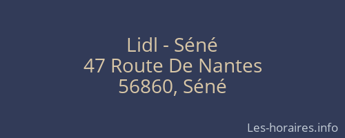 Lidl - Séné