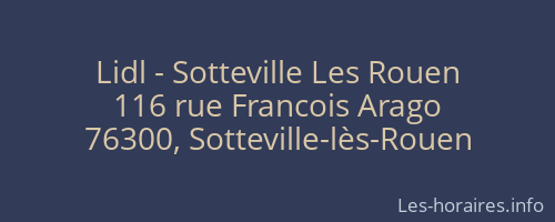 Lidl - Sotteville Les Rouen