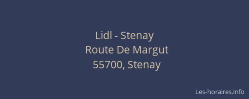 Lidl - Stenay