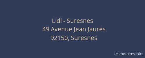 Lidl - Suresnes
