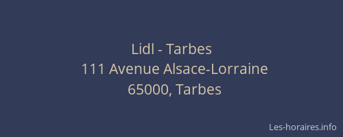 Lidl - Tarbes