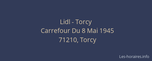Lidl - Torcy