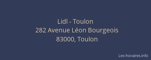 Lidl - Toulon