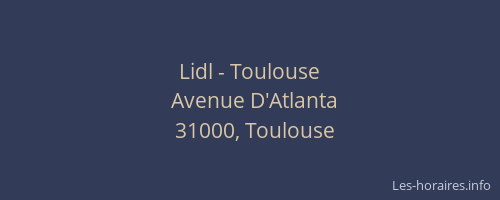 Lidl - Toulouse