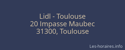 Lidl - Toulouse