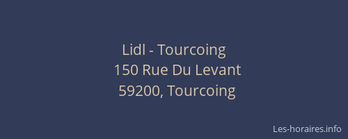 Lidl - Tourcoing