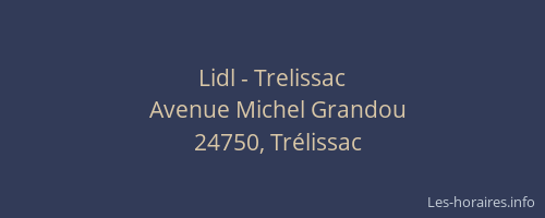 Lidl - Trelissac