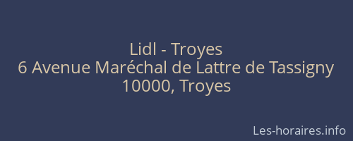 Lidl - Troyes