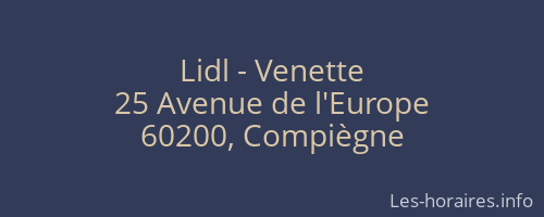 Lidl - Venette