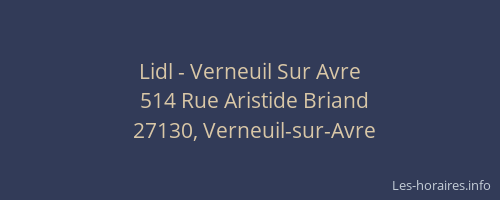 Lidl - Verneuil Sur Avre