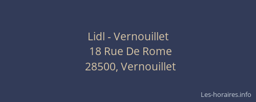 Lidl - Vernouillet