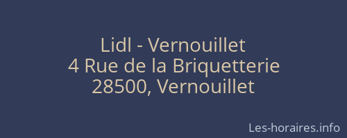 Lidl - Vernouillet