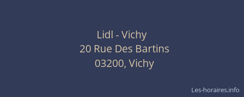 Lidl - Vichy