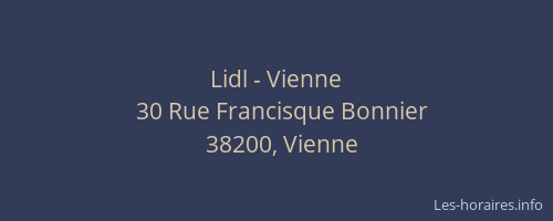 Lidl - Vienne